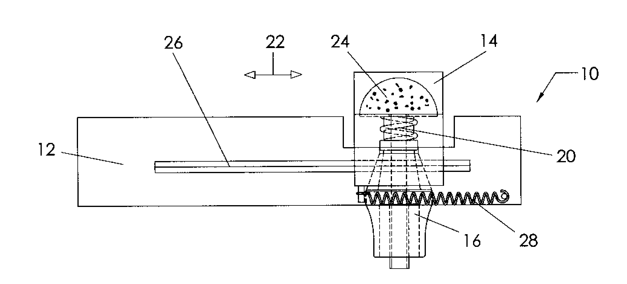 Needleless hub disinfection device and method