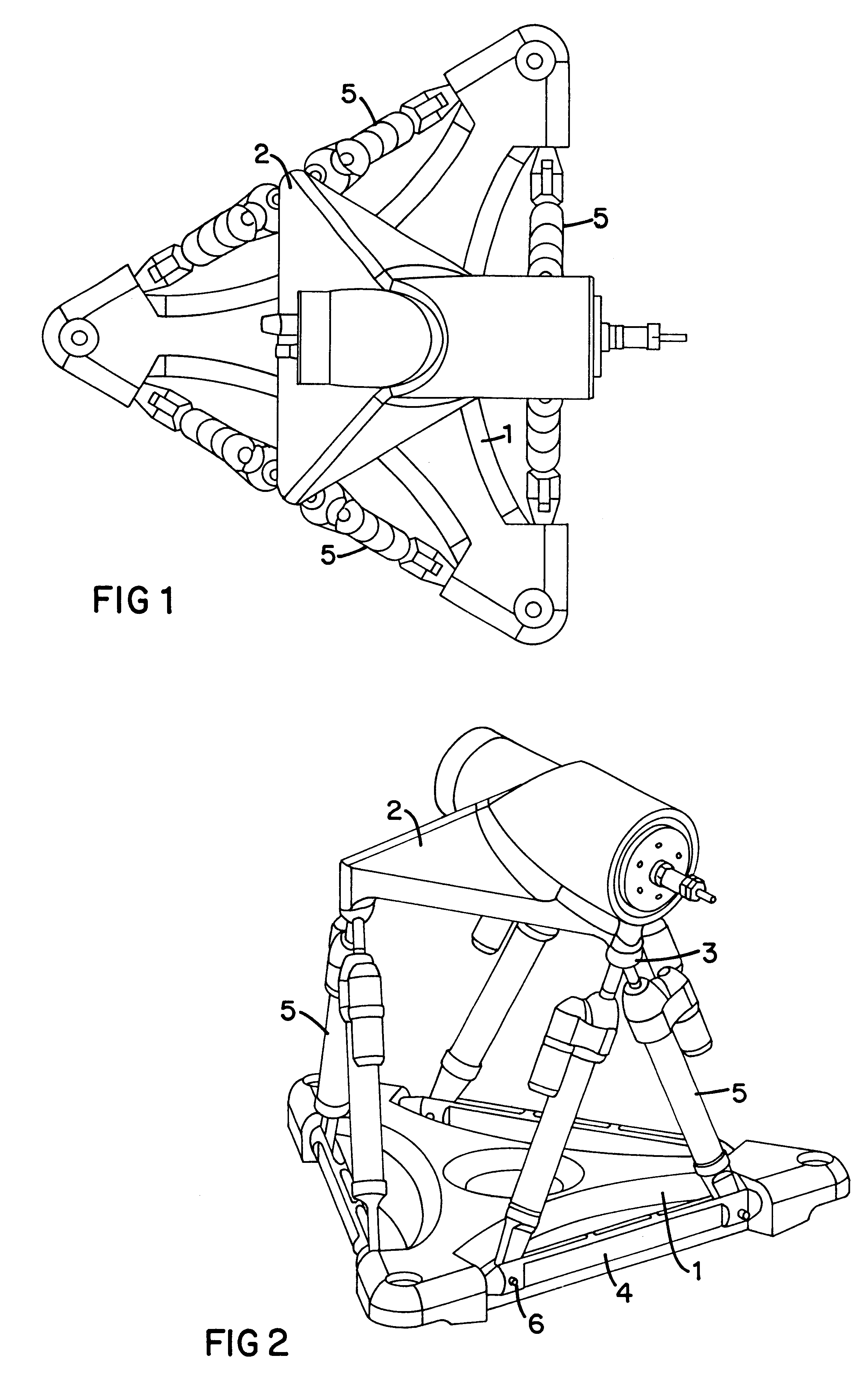 Triangular gimbal