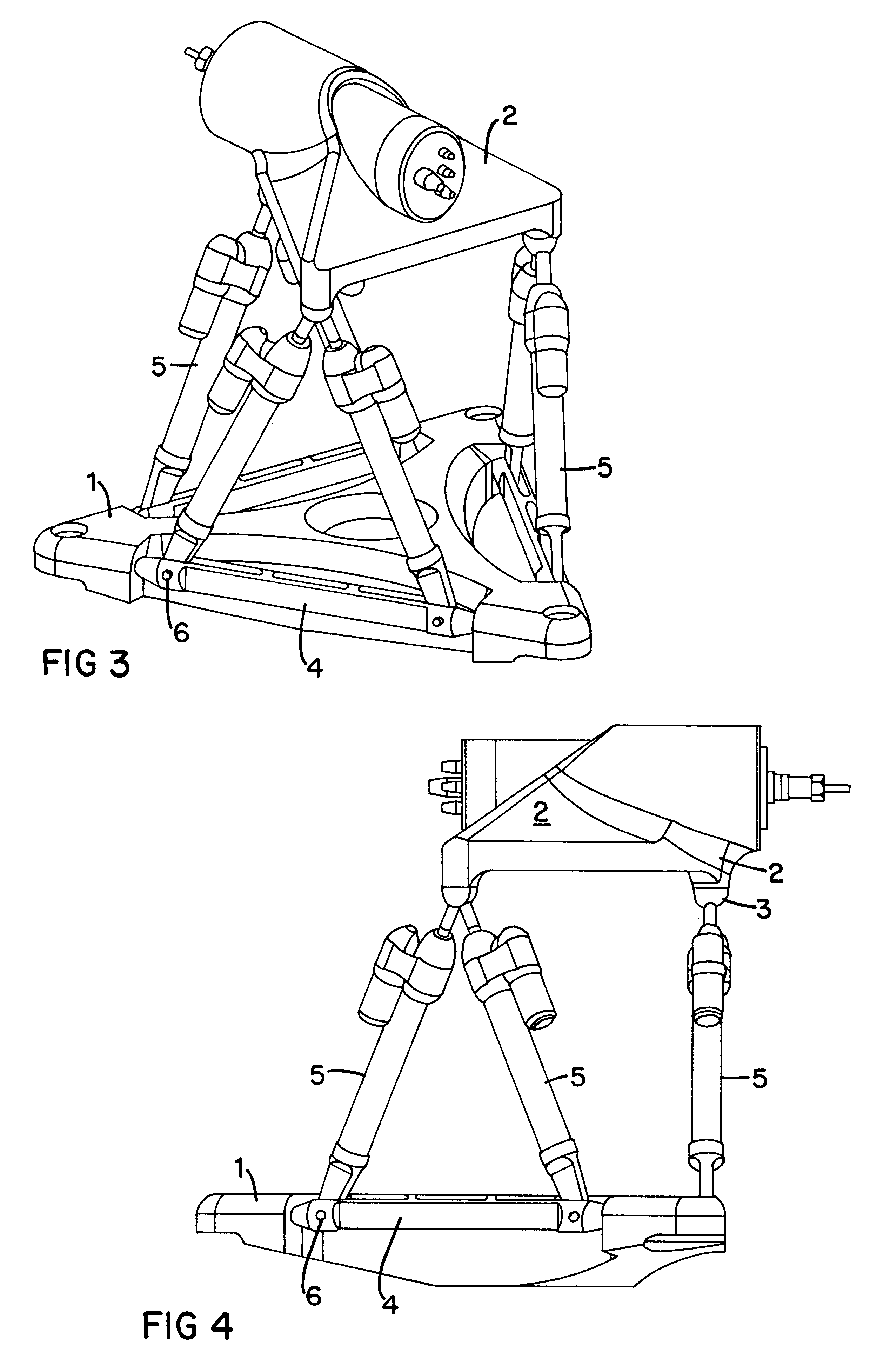 Triangular gimbal