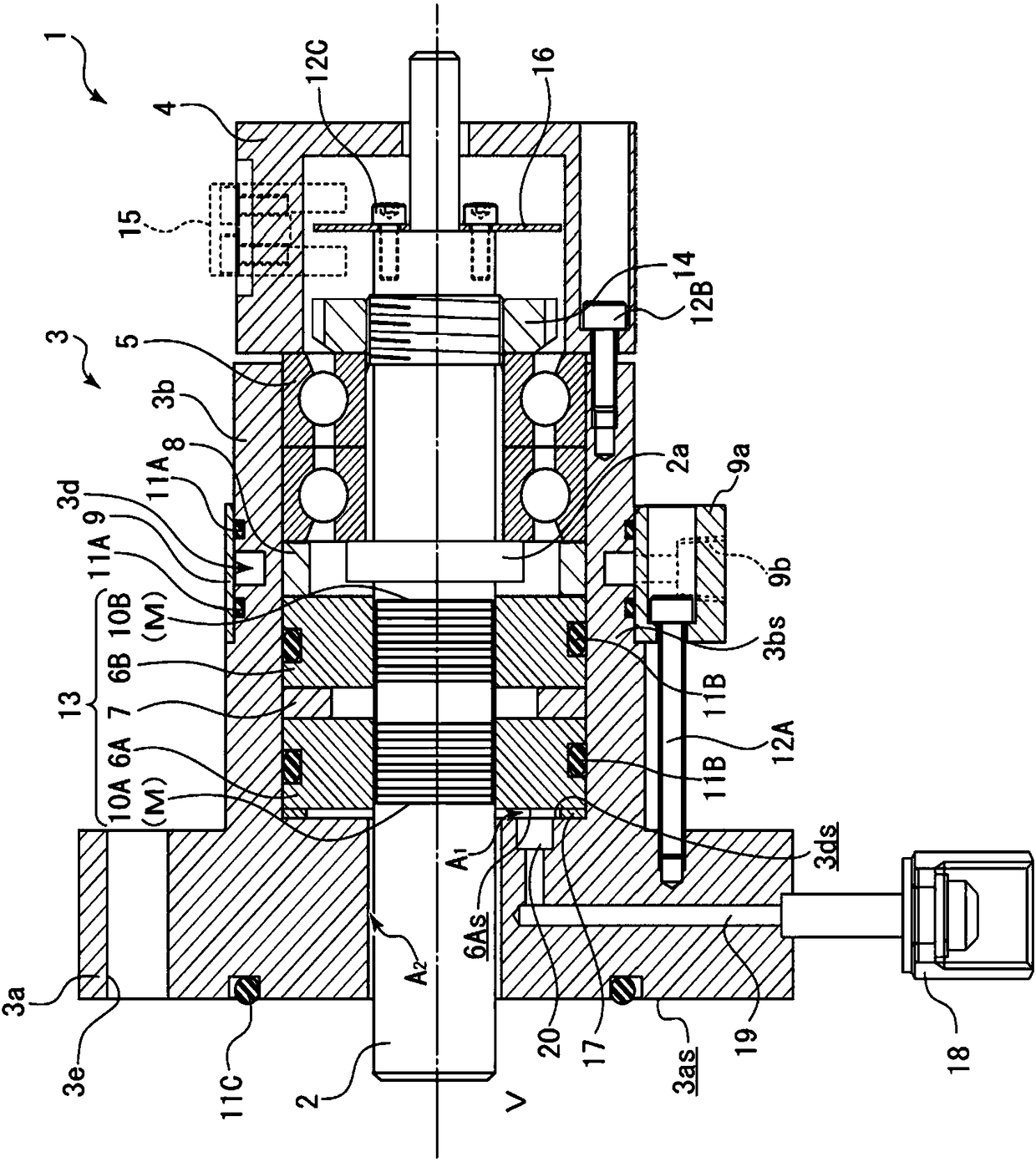 Magnetic fluid seal