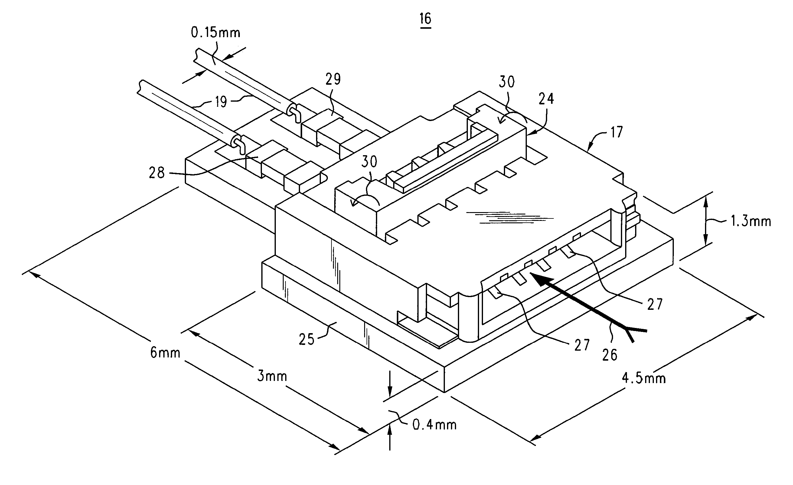 ZIF connection accessory and ZIF browser for an electronic probe