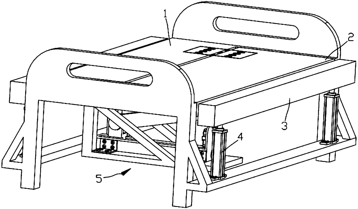 Digestive medical nursing bed