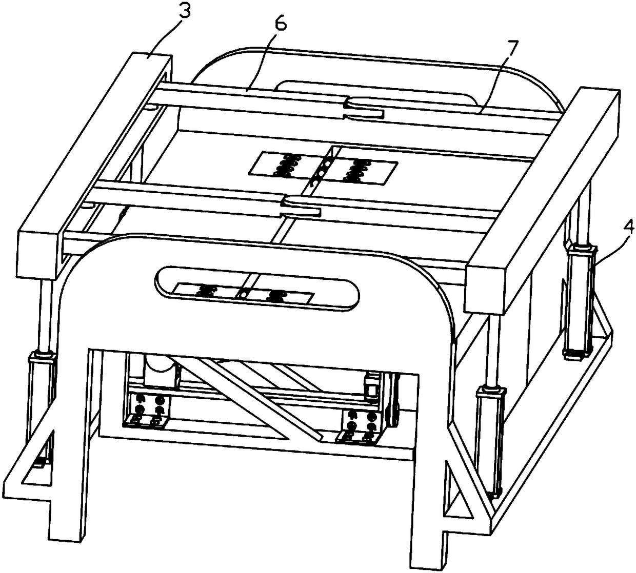 Digestive medical nursing bed