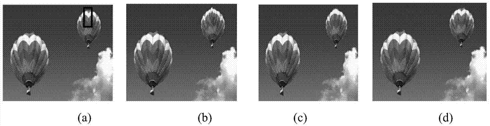 Image repairing method based on rotation and scale change