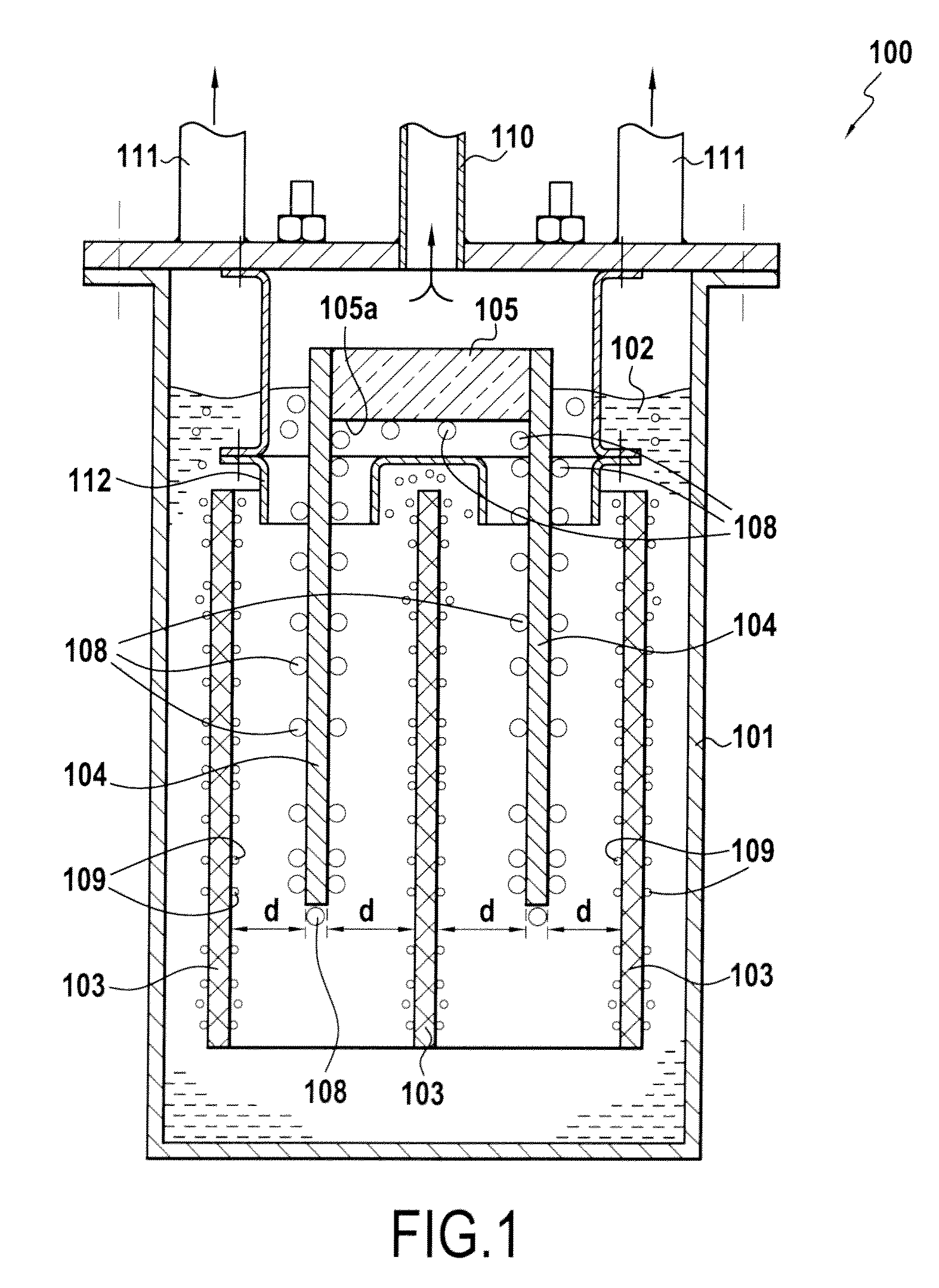 Electrolysis installation