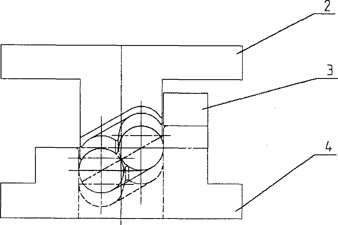 Method for forming 30 degree double-R tube of gasification furnace internal component