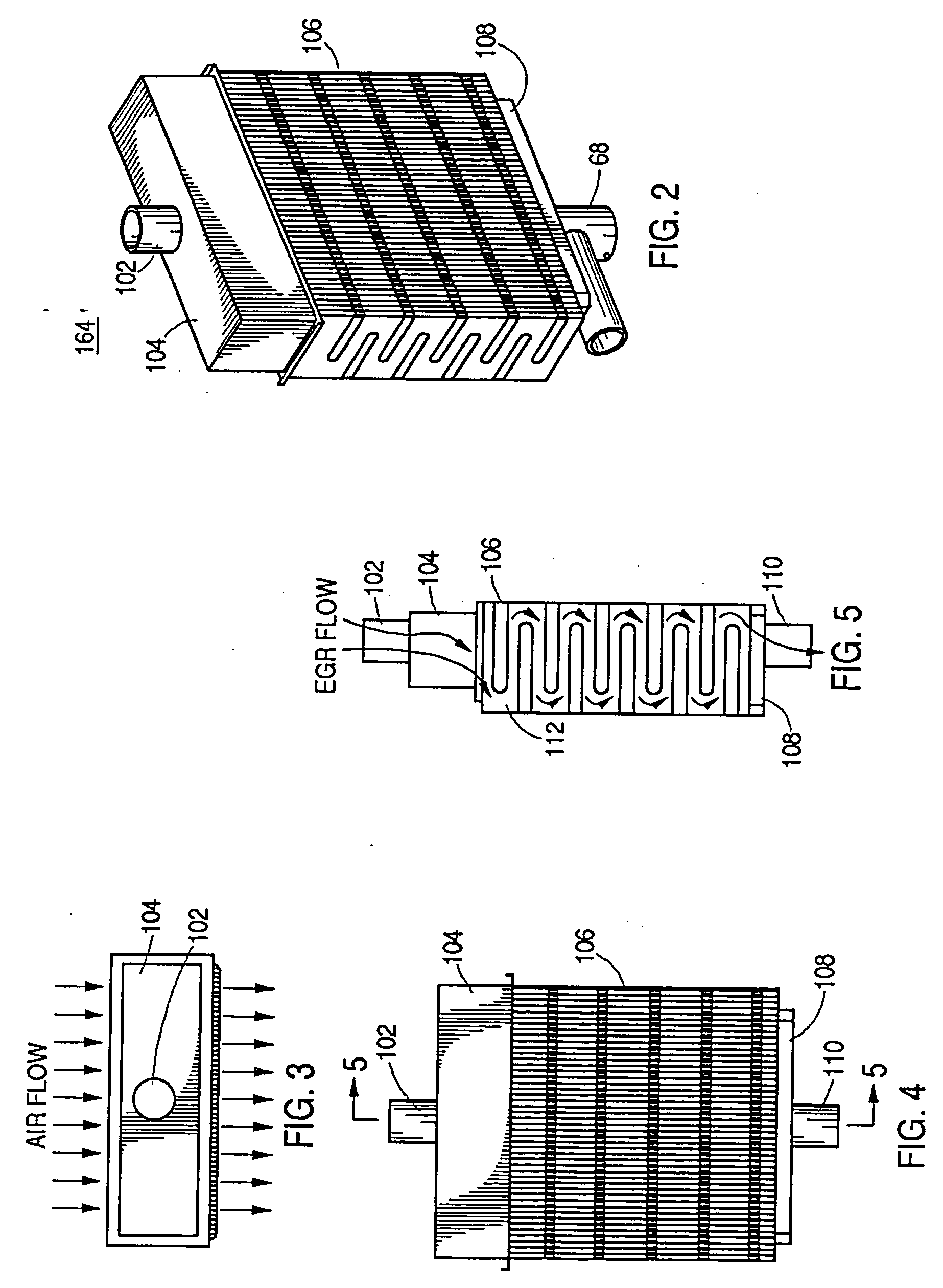 EGR cooling and condensate regulation system for natural gas fired co-generation unit