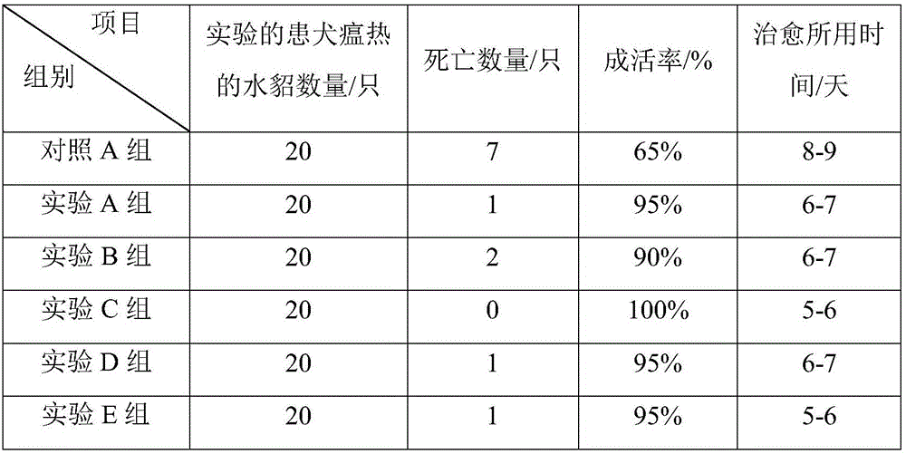 Feed additive for treating mink distemper and preparation method thereof