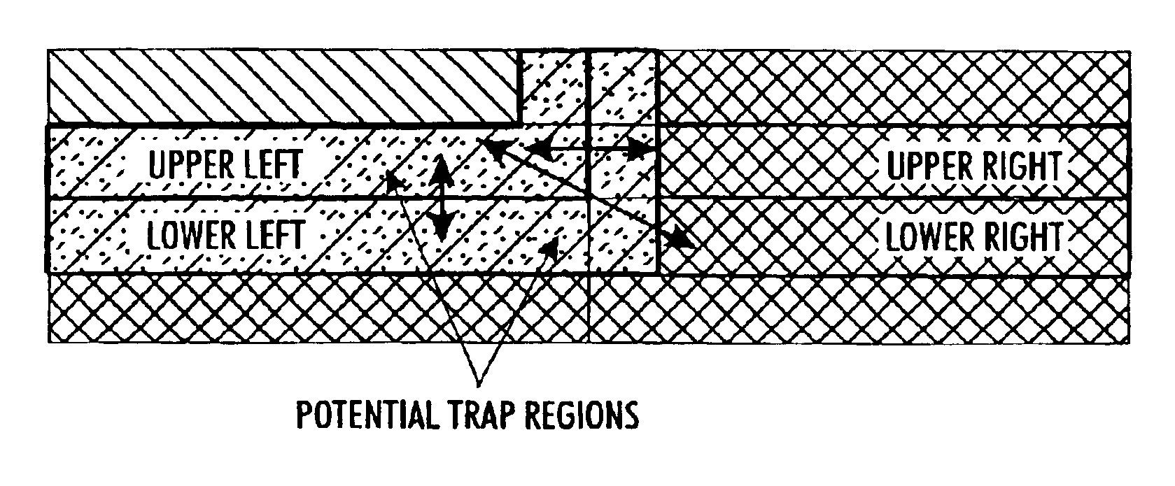 Method for trapping raster data in a run-length encoded form