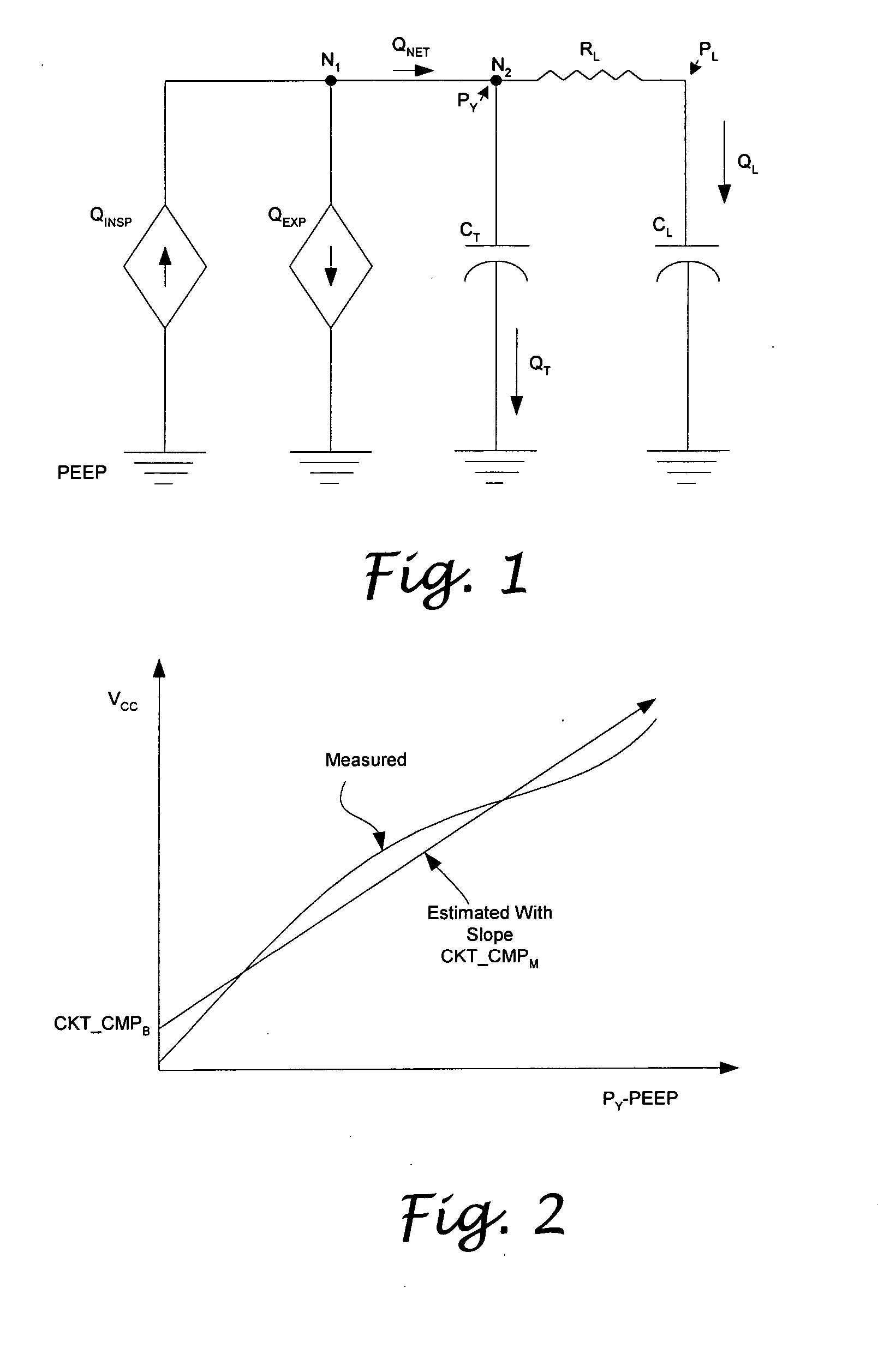 System and method for circuit compliance compensated volume control in a patient respiratory ventilator