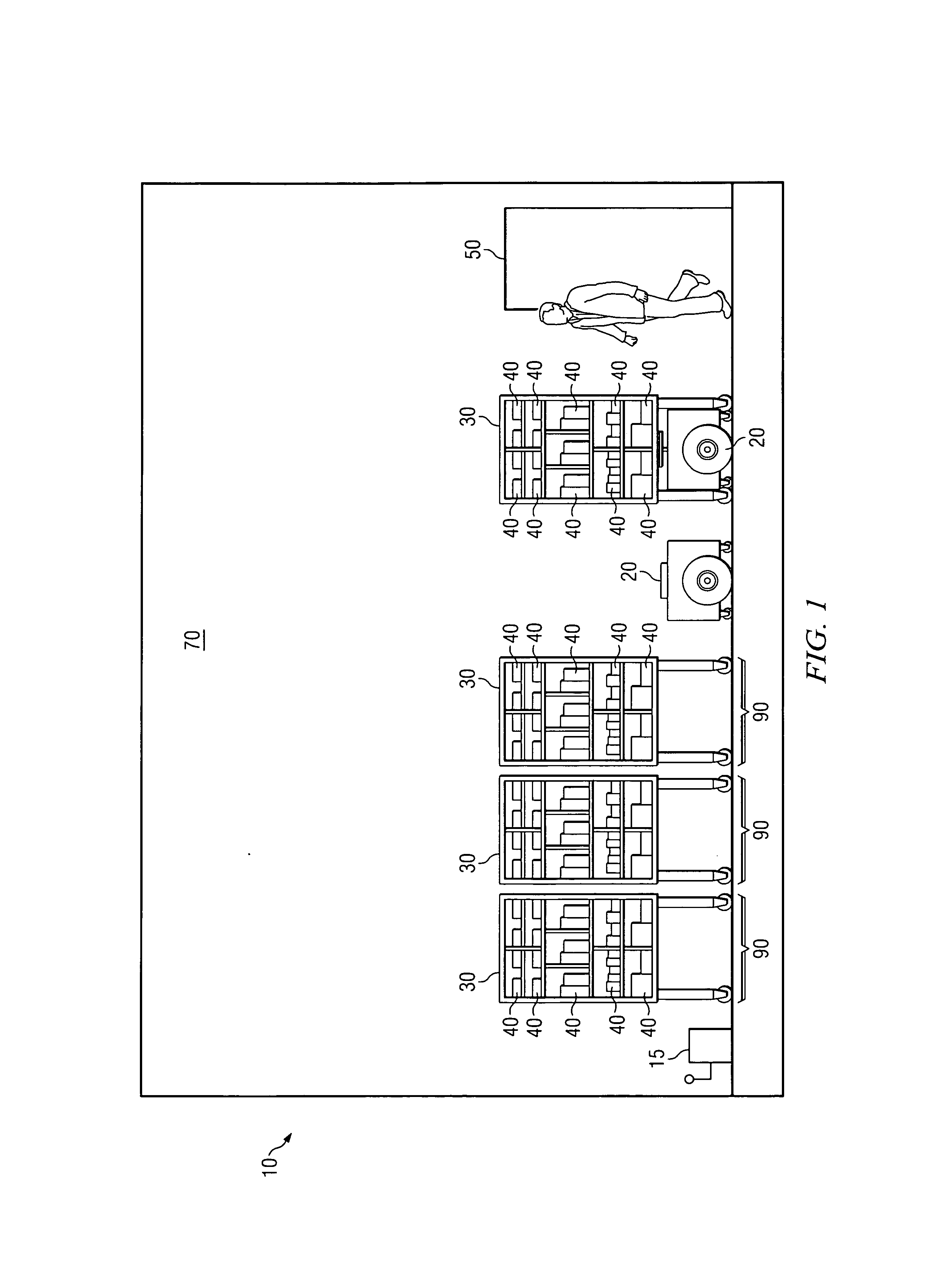 Method and system for retrieving inventory items