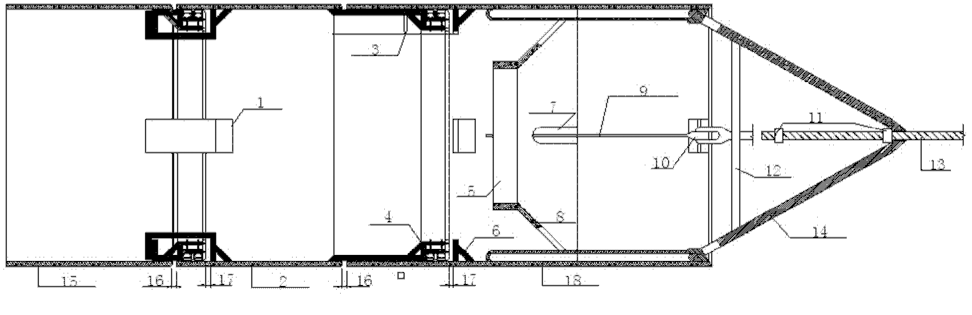 Method for paving large-diameter pipeline in soft soil in jacking and pulling combined manner