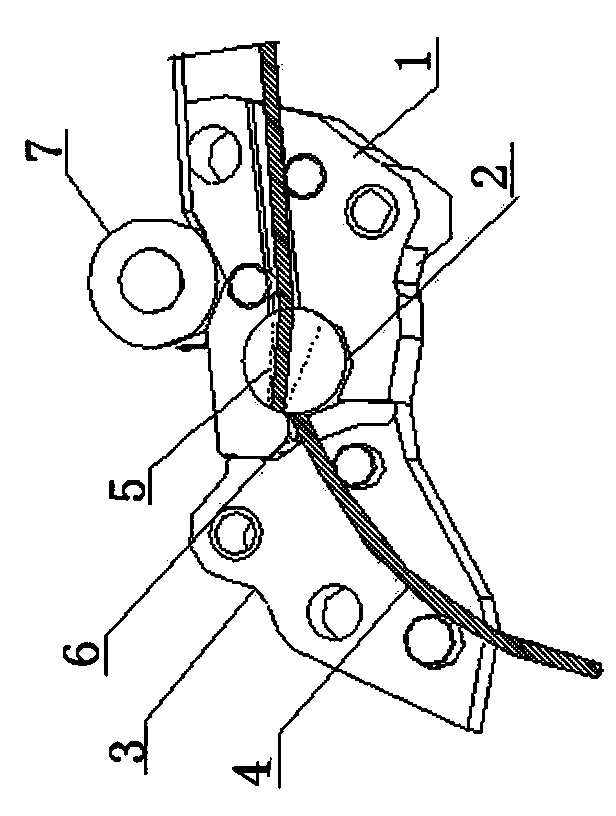 Shearing mechanism of electric scissors