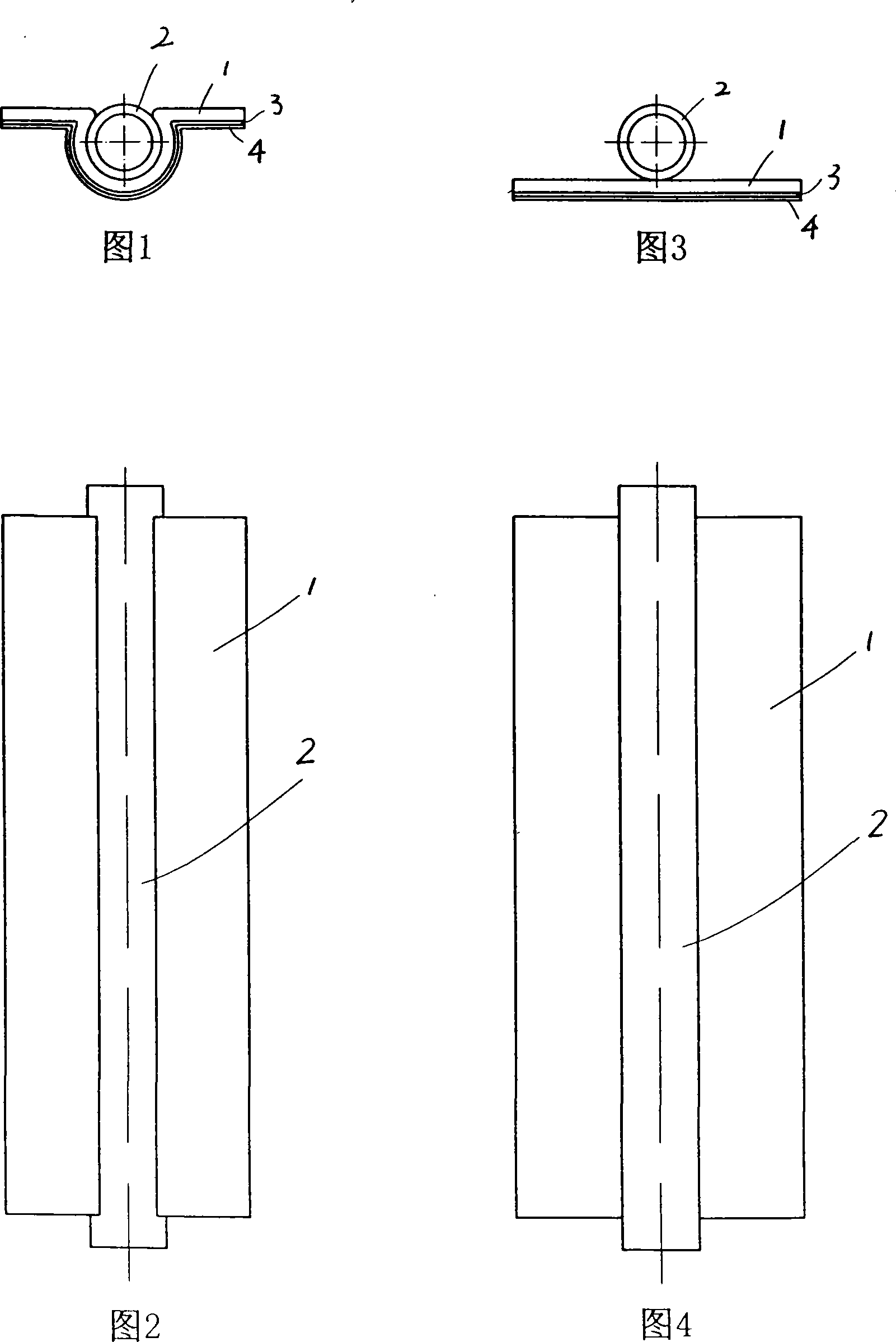 Solar flat-board heat collector plate core and heat collection plate selective absorption membrane plating method