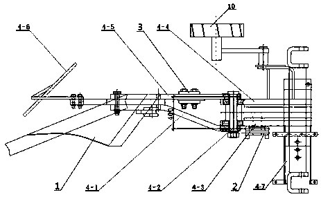 Fish-scale pit furrowing device