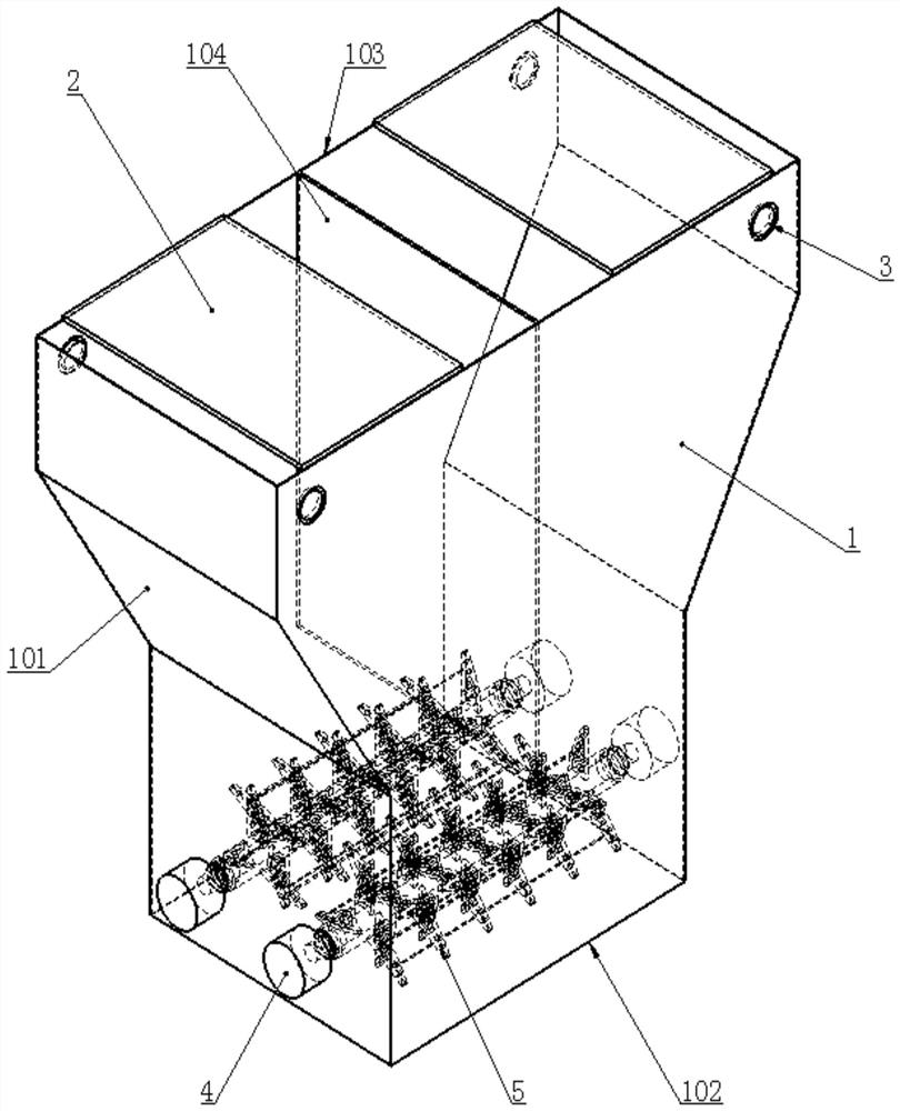 Novel circulating fluidized bed material returning anti-blocking device and using method thereof