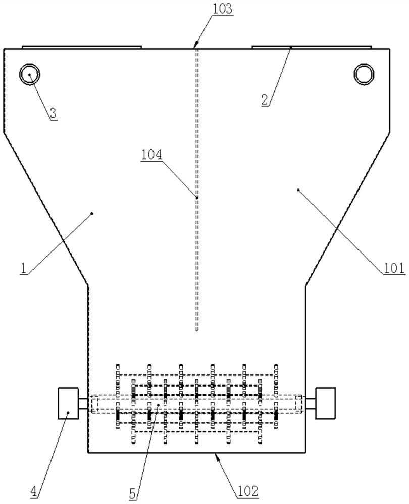 Novel circulating fluidized bed material returning anti-blocking device and using method thereof