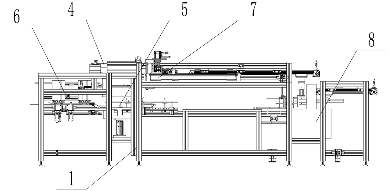 High speed continuous plastic bag strapping machine