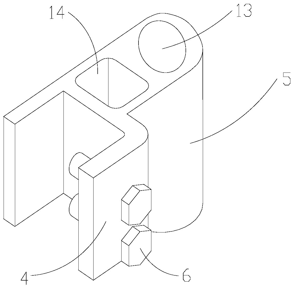 Box-closing guide device for large sand box