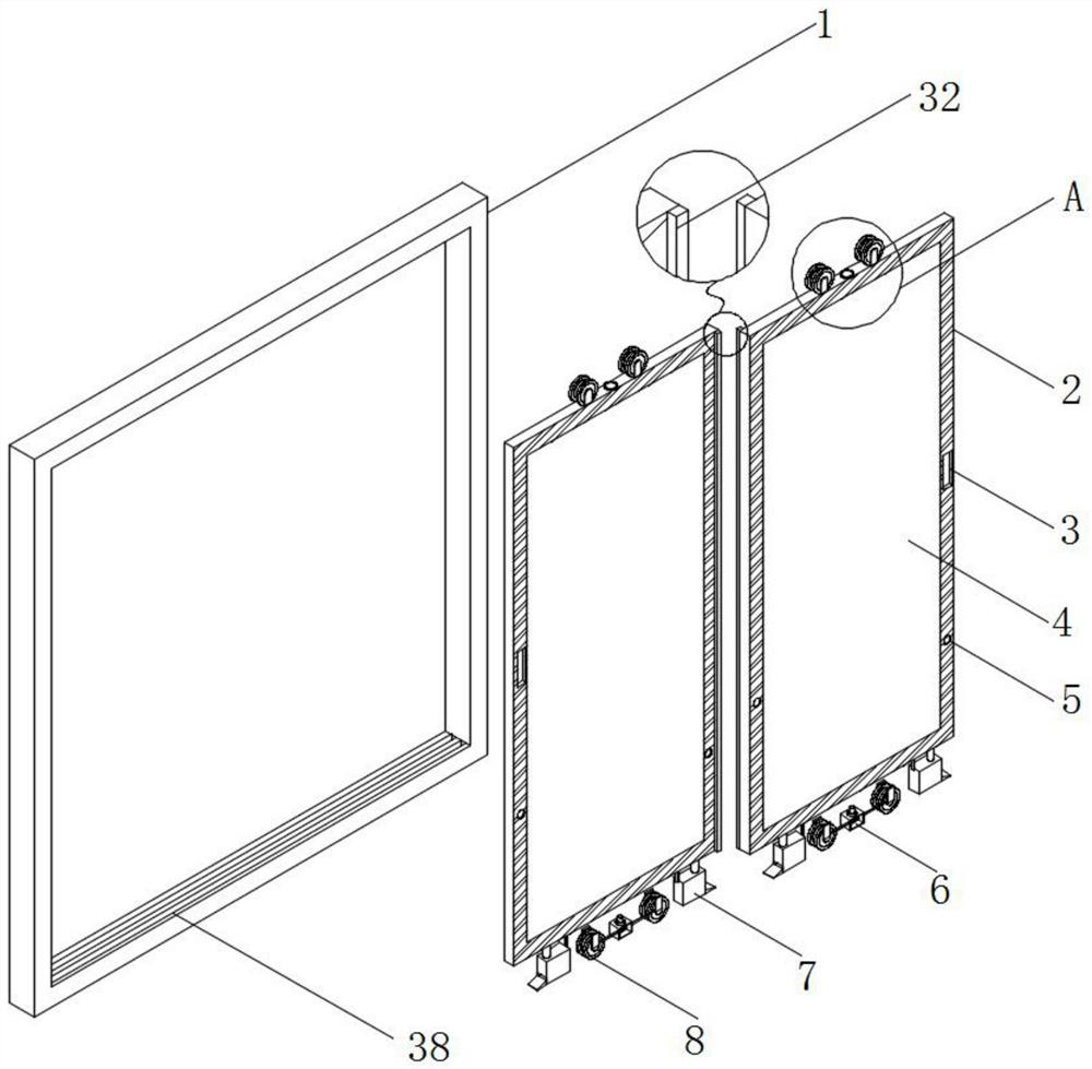 Sliding door and window with channel dust cleaning structure