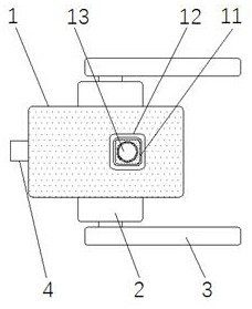 A detachable and reinforced lock body structure with a multi-directional bolt for an intelligent electronic lock