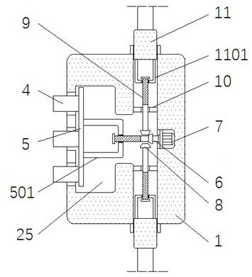 A detachable and reinforced lock body structure with a multi-directional bolt for an intelligent electronic lock