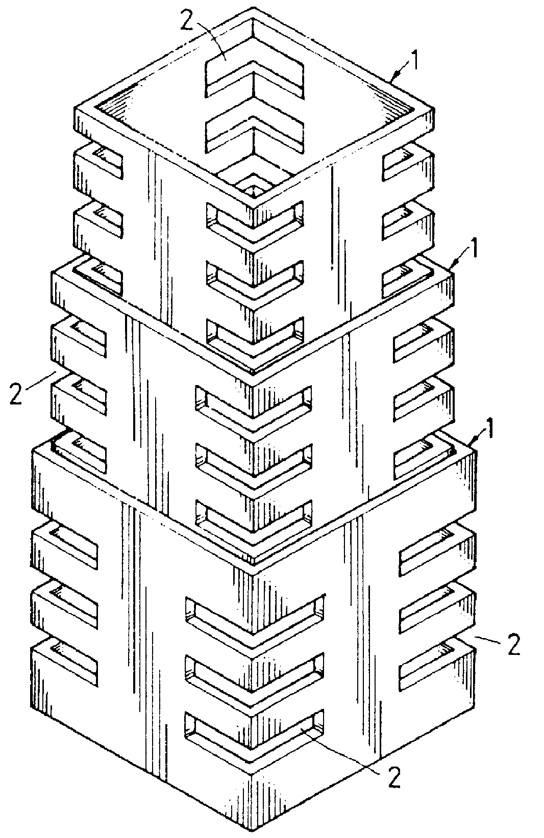 Supporting shelf for compact disks