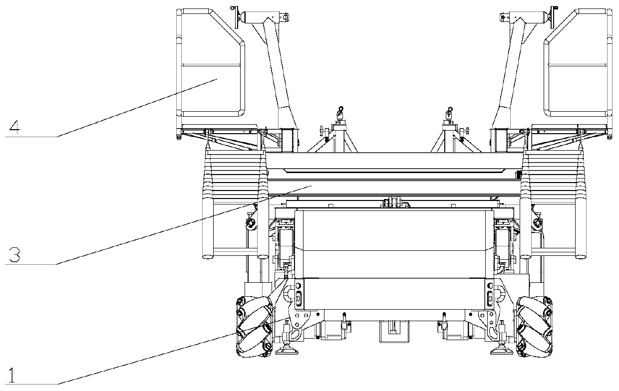 Mounting trolley for turbofan aircraft engine