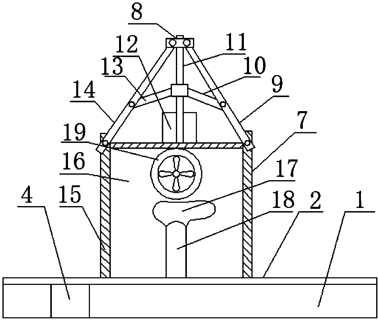 Integrated device for shaping and demoulding socks