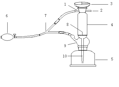 Air blowing type fast and environment-friendly gas generator