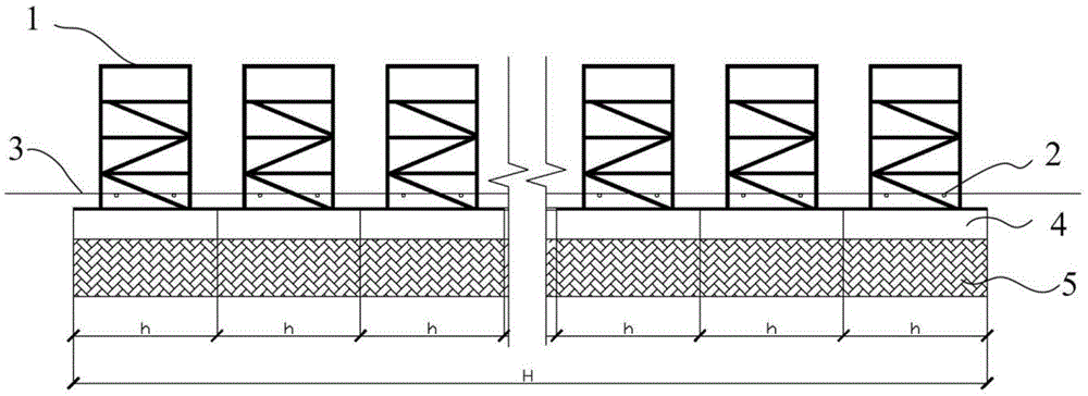 Construction method for long-distance underground passage side wall assembly type formwork