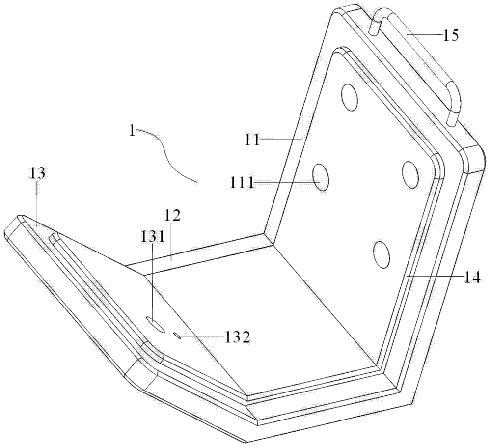 Gearbox support leg detector