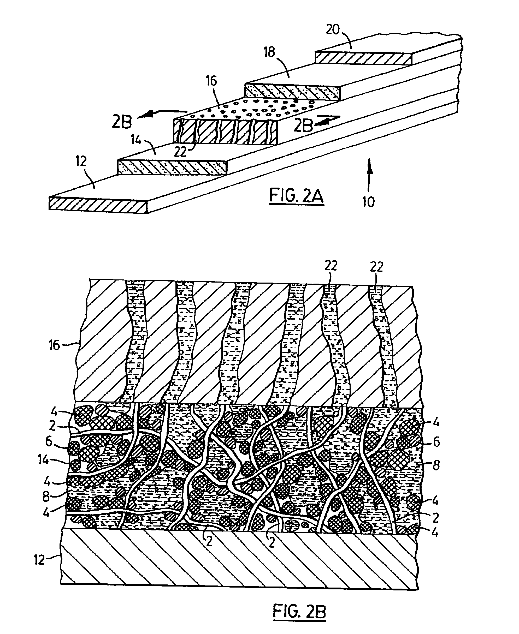 Particulate electrode including electrolyte for a rechargeable lithium battery