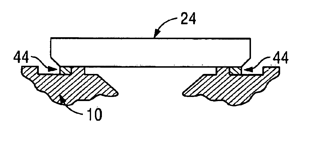 Method of joining mirrors to ring laser gyro block assemblies