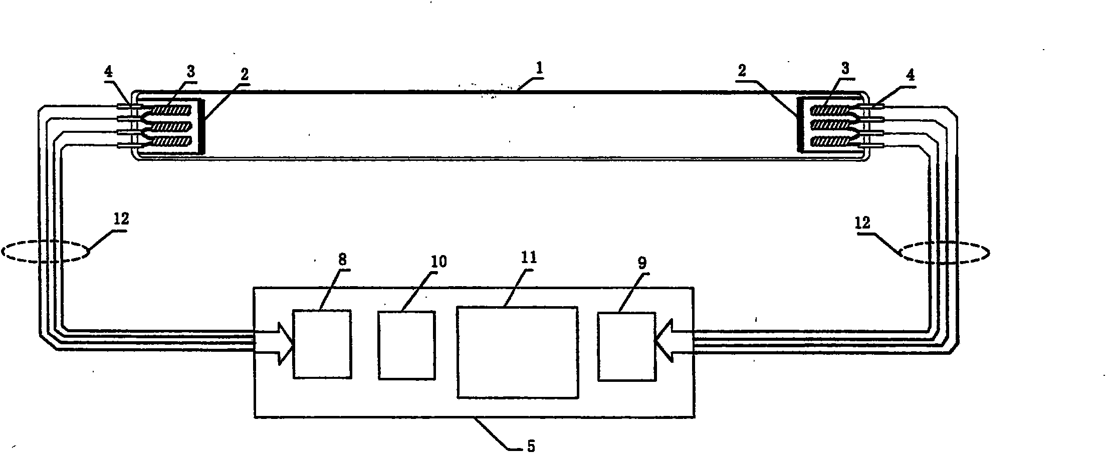 Ultra-thin hot cathode fluorescent lamp of liquid crystal television