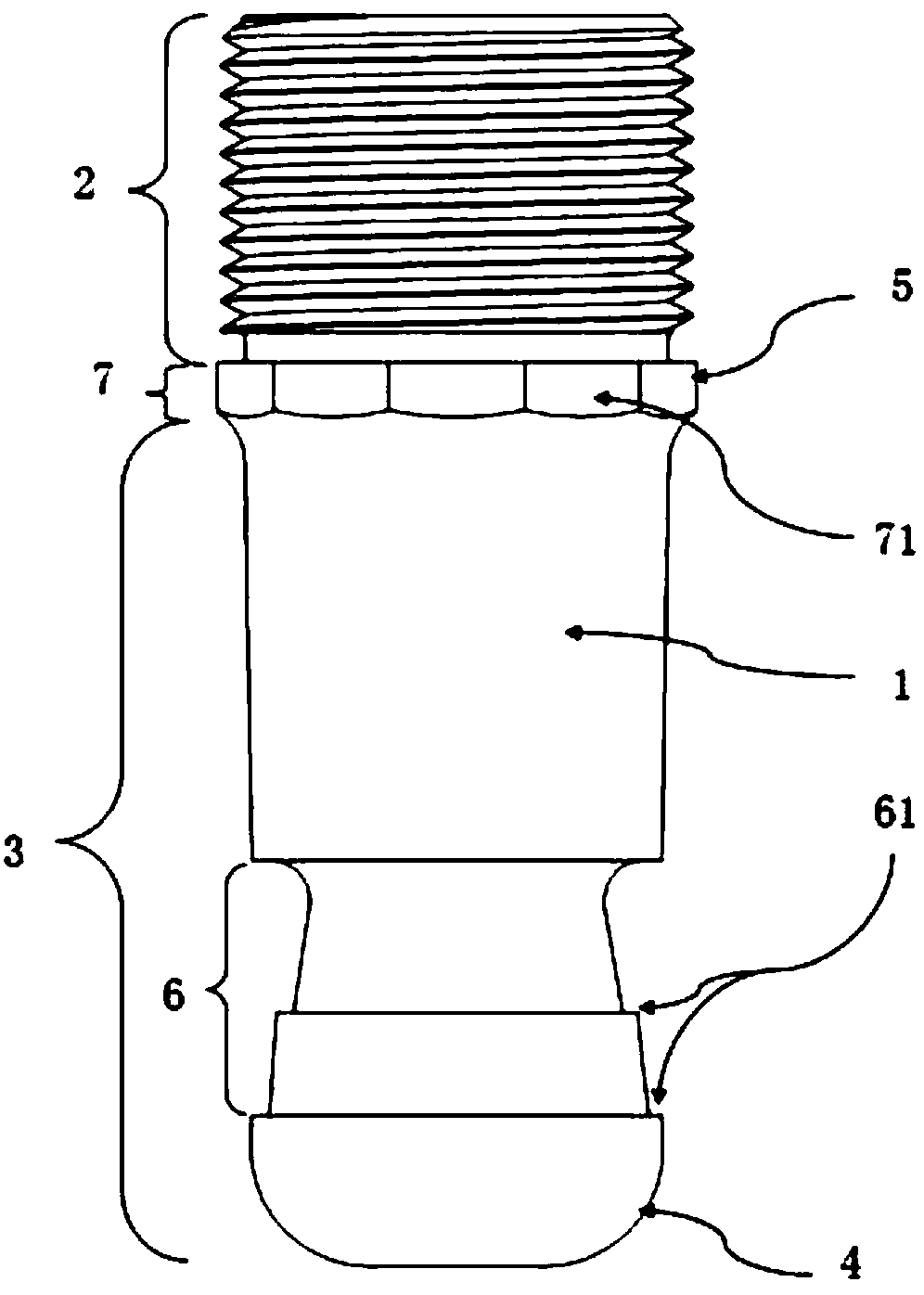 Connecting inserting rod, connecting joint device and pre-stressed prefabricated part