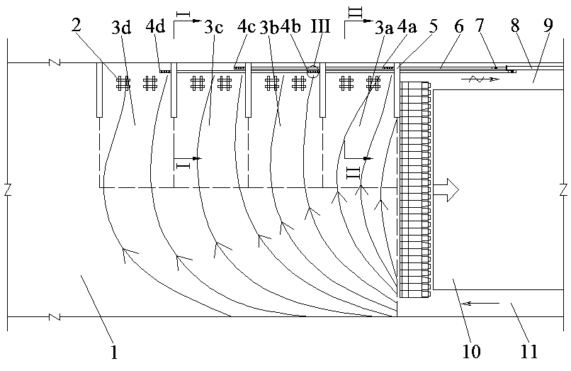 Goaf gas collection zone partition extraction method