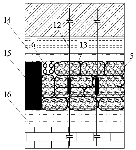 Goaf gas collection zone partition extraction method