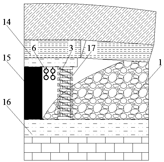 Goaf gas collection zone partition extraction method