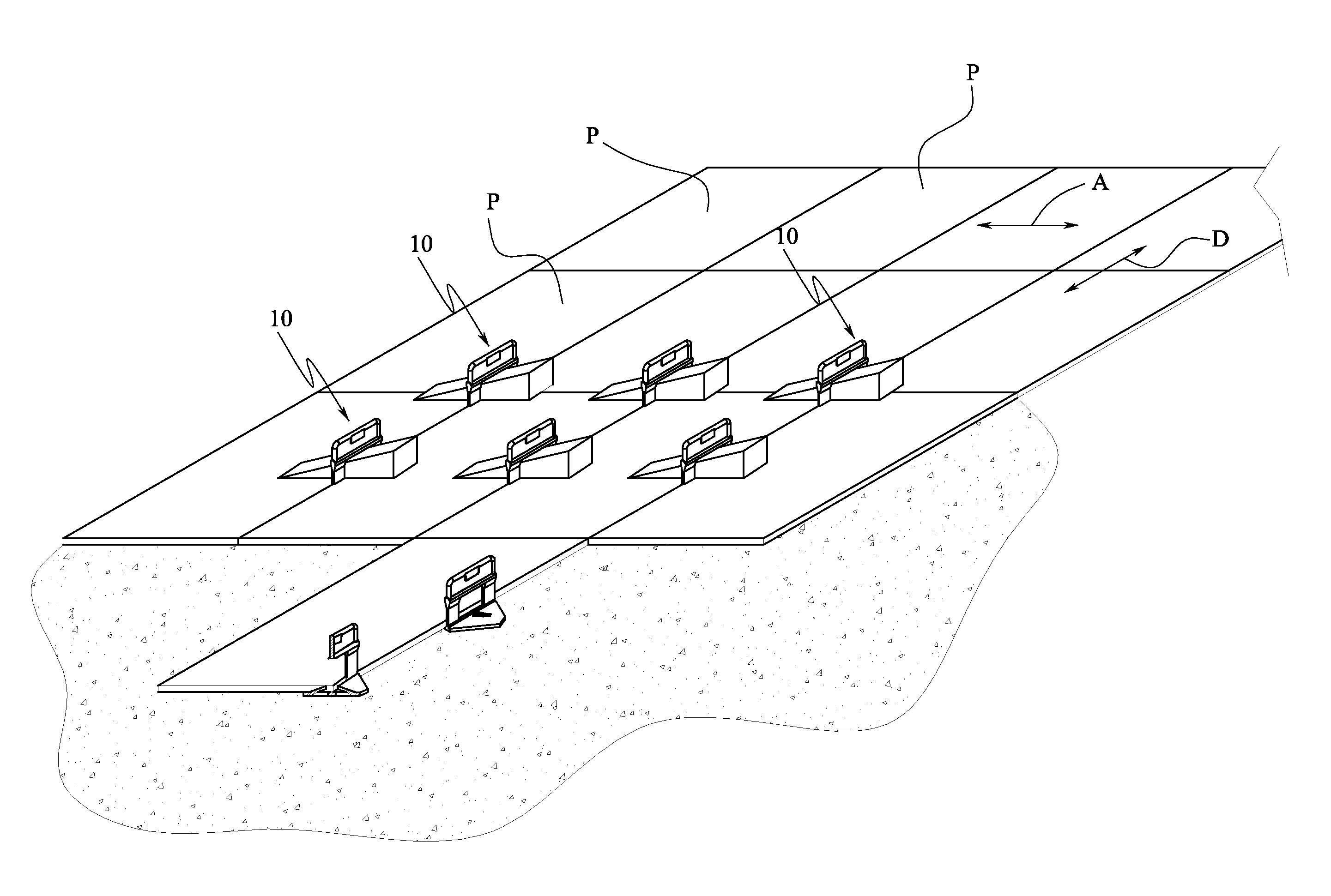 Spacing/levelling device for laying slab products for surface cladding