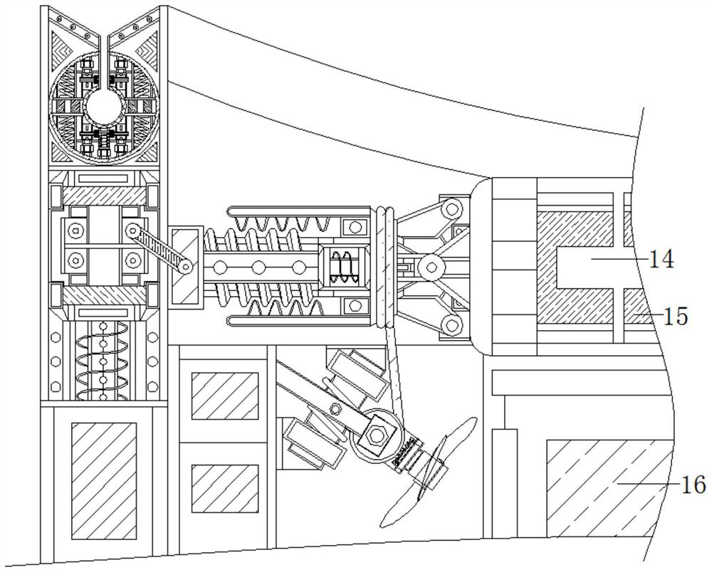 Auxiliary equipment for improving information transmission rate of self-extending rain curtain for enterprise management