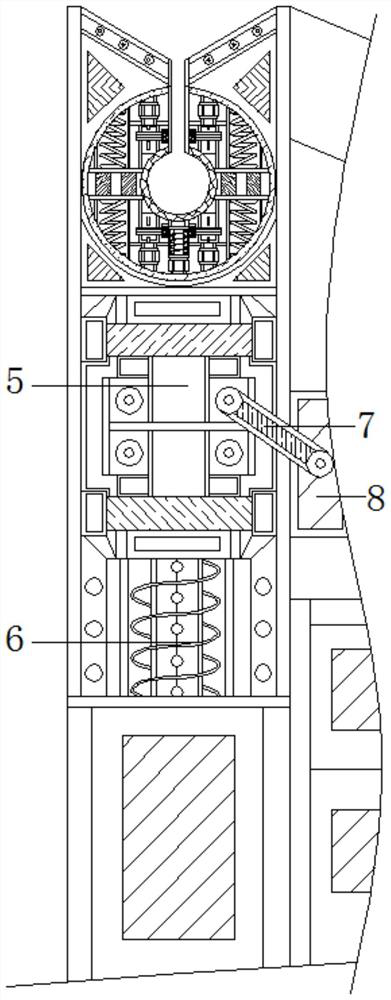 Auxiliary equipment for improving information transmission rate of self-extending rain curtain for enterprise management