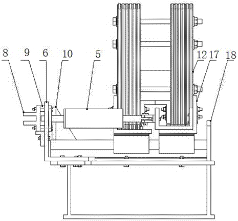 Quality adjustable experiment device for measuring buffer shock resistance