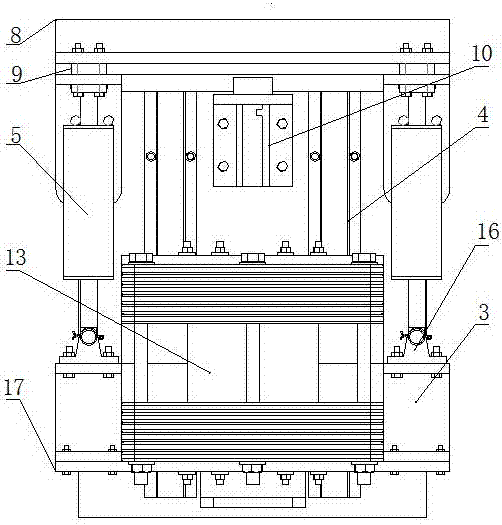 Quality adjustable experiment device for measuring buffer shock resistance