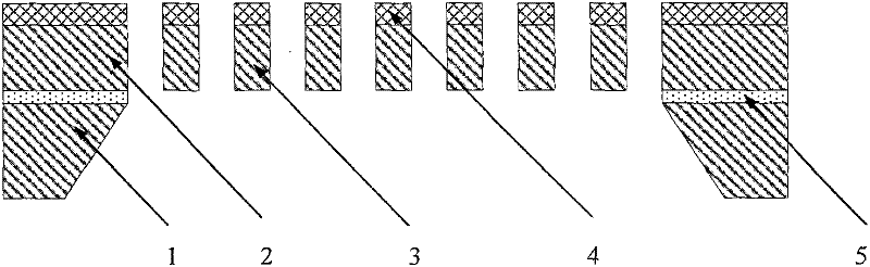 Self-supporting nano-transmission grating with high duty ratio and manufacturing method thereof