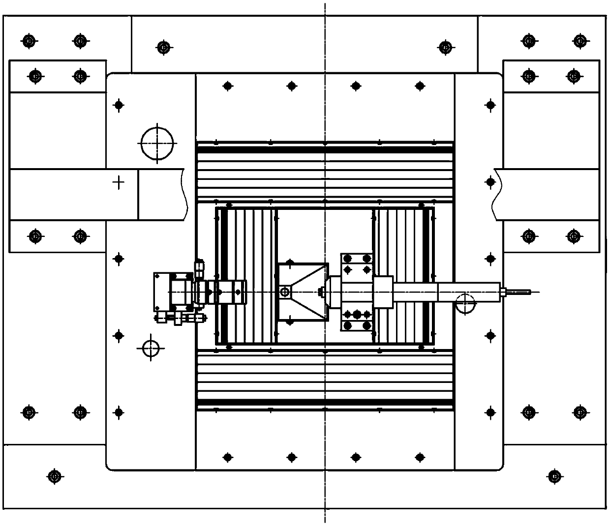 Small-caliber non-spherical permanent magnet magnetorheological polishing processing machine tool