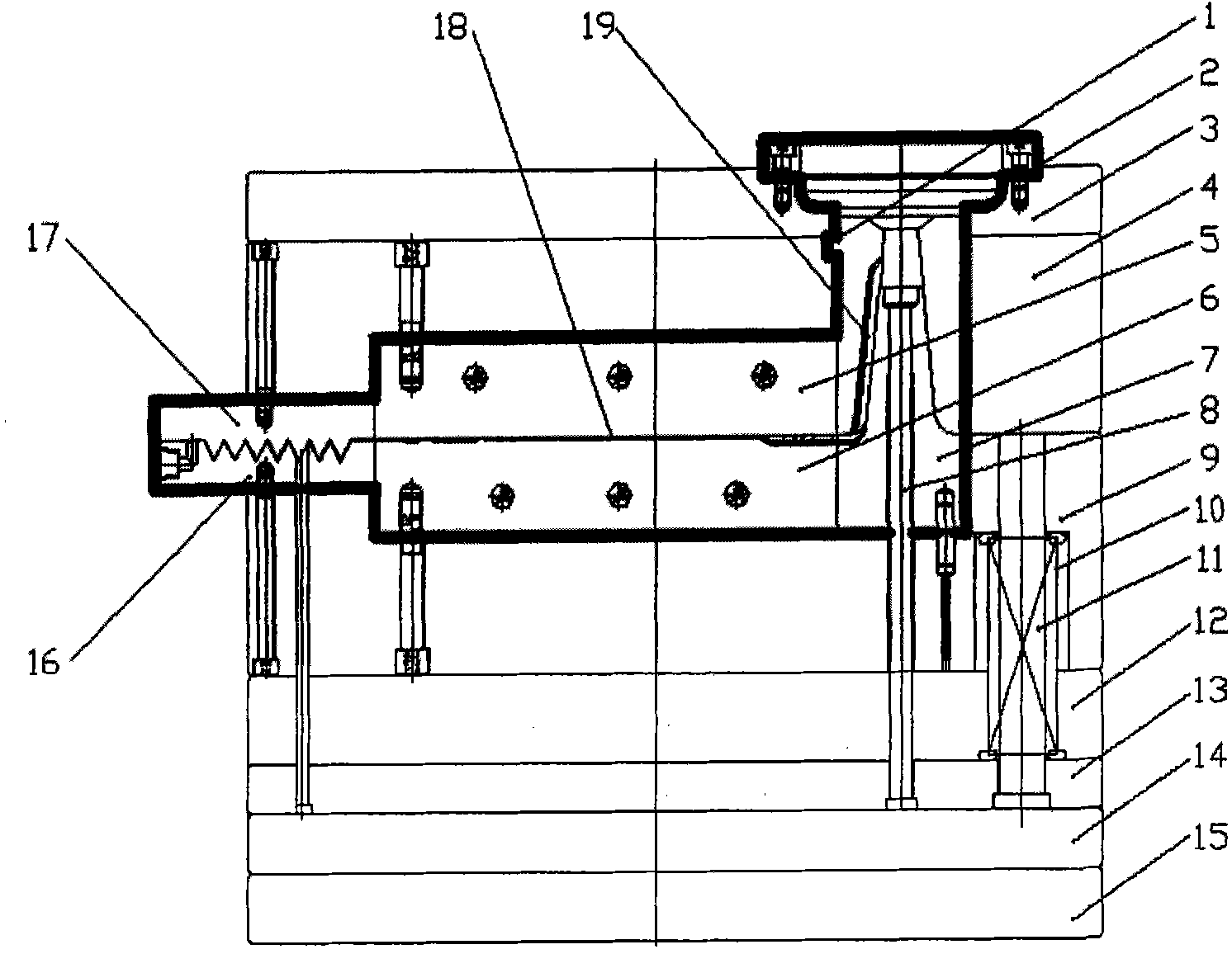 Preparation method of sample for measuring semisolid injection forming mechanical property of magnesium alloy