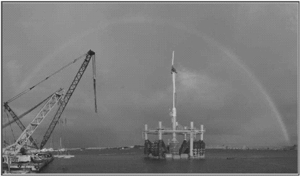 Semi-submersible type offshore floating wind turbine foundation