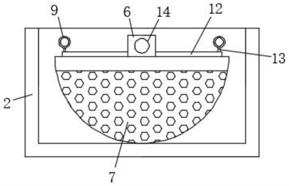 Rural domestic sewage treatment system based on small watershed form