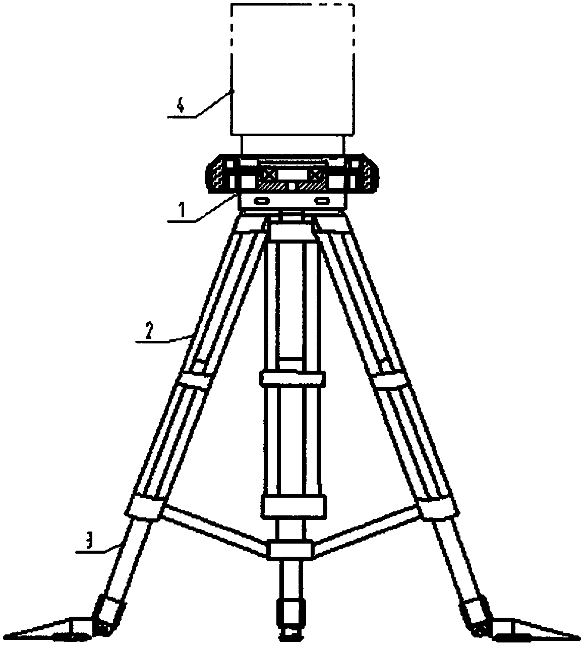 A fall-proof tripod